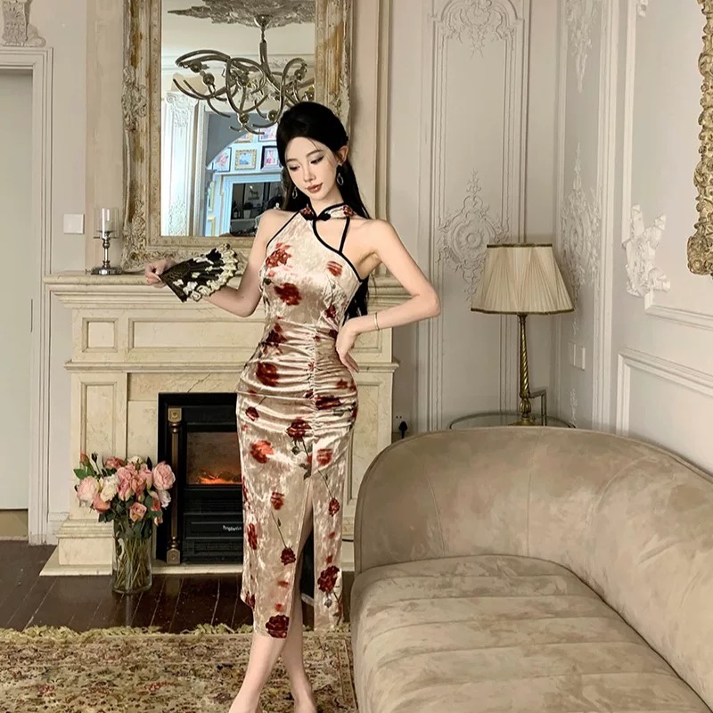 Sparkle away qipao dress Q234 images